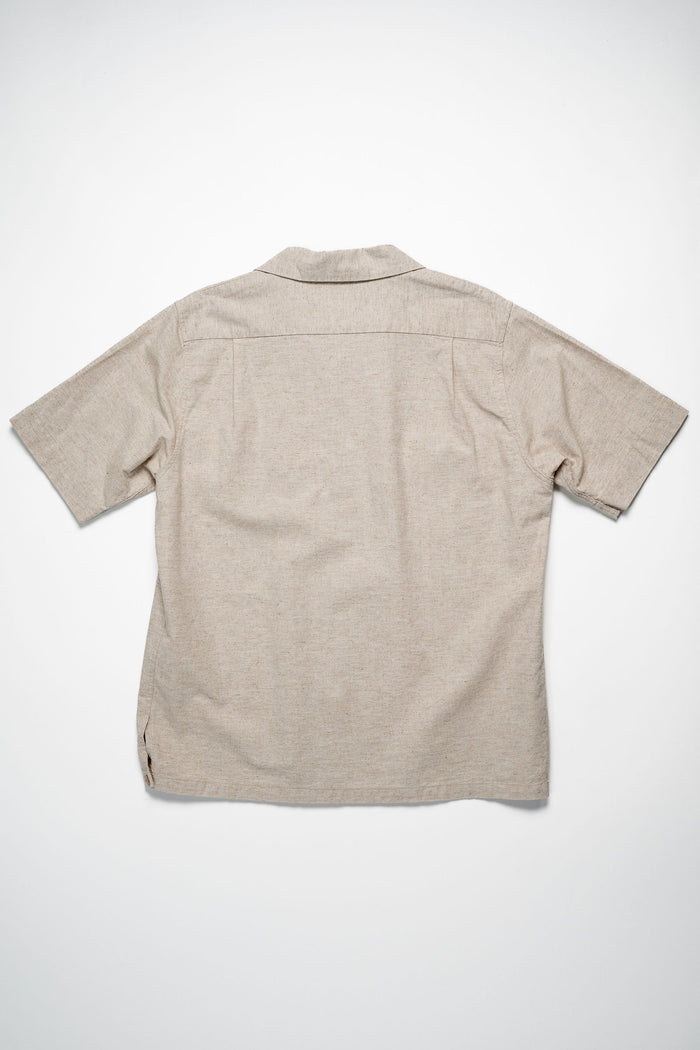 Seuvas Open Necked Short Sleeve - Natural
