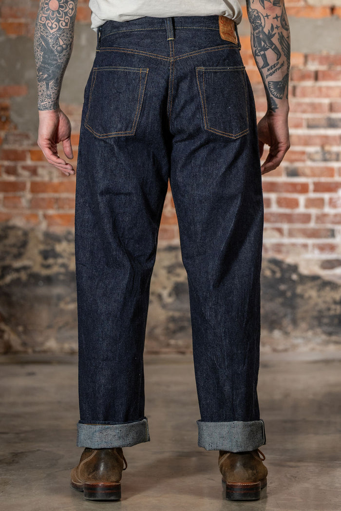 Sugar Cane 2025 Wide Leg Waist Overalls - 13oz Standard Denim