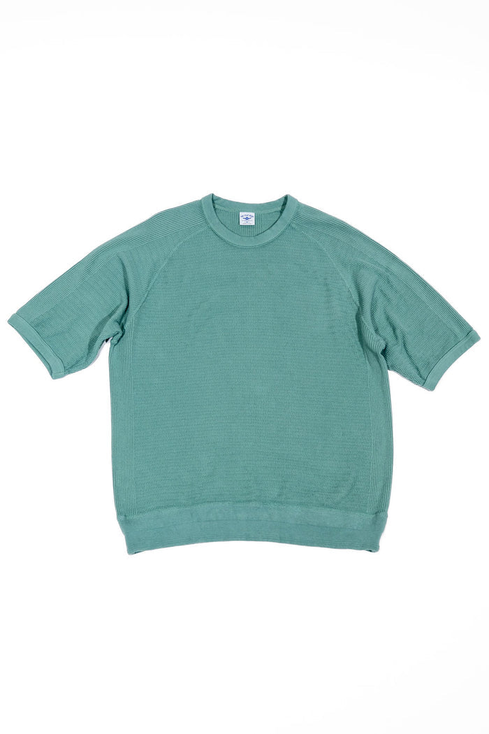 The Flat Head FN-THW-002 Thermal Raglan T-Shirt - Green