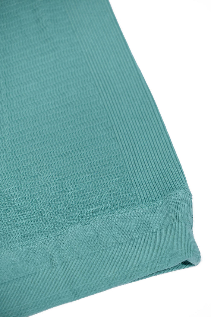 The Flat Head FN-THW-002 Thermal Raglan T-Shirt - Green