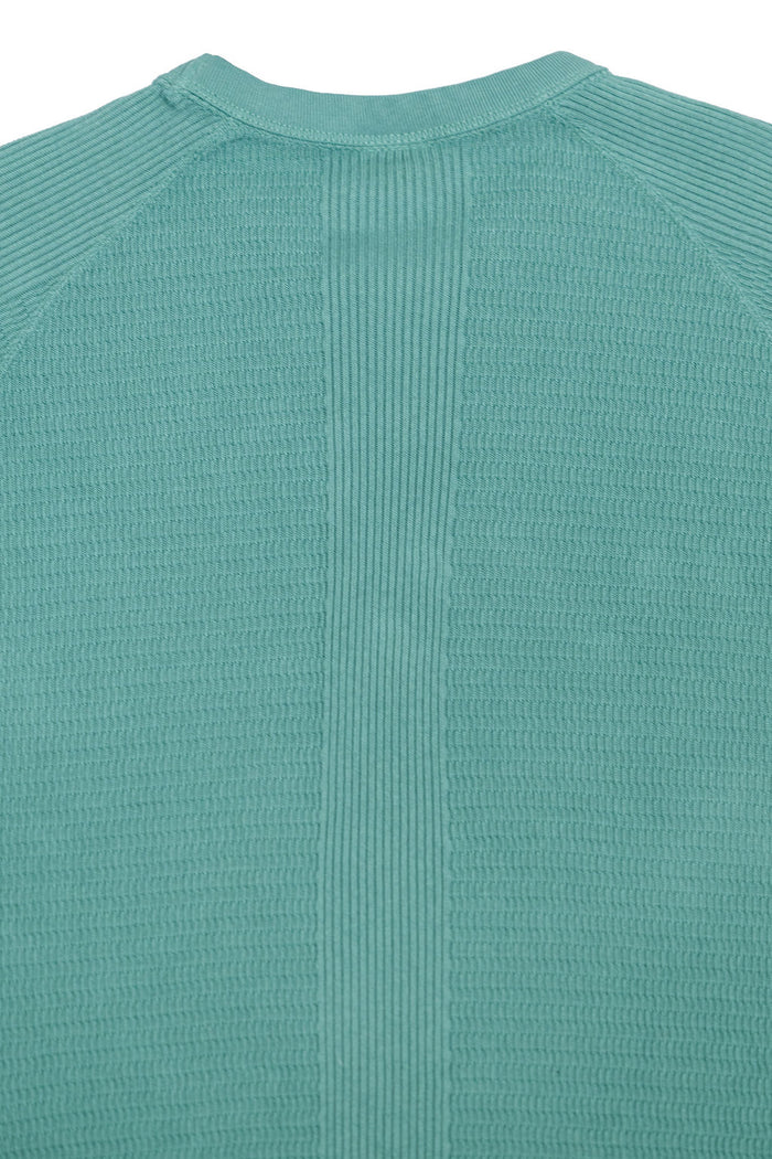The Flat Head FN-THW-002 Thermal Raglan T-Shirt - Green