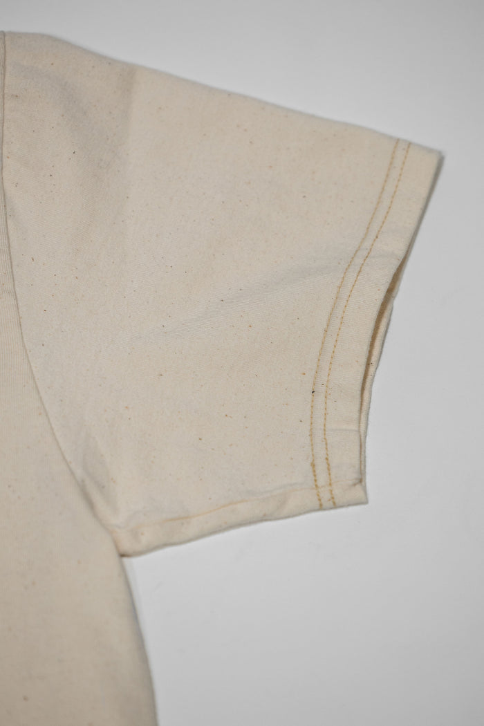 The Flat Head THC Plain T-Shirt - Natural