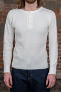 UES Big Waffle Henley - Off-White