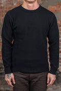 UES Big Waffle T-Shirt - Black