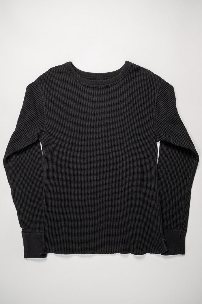UES Big Waffle T-Shirt - Black