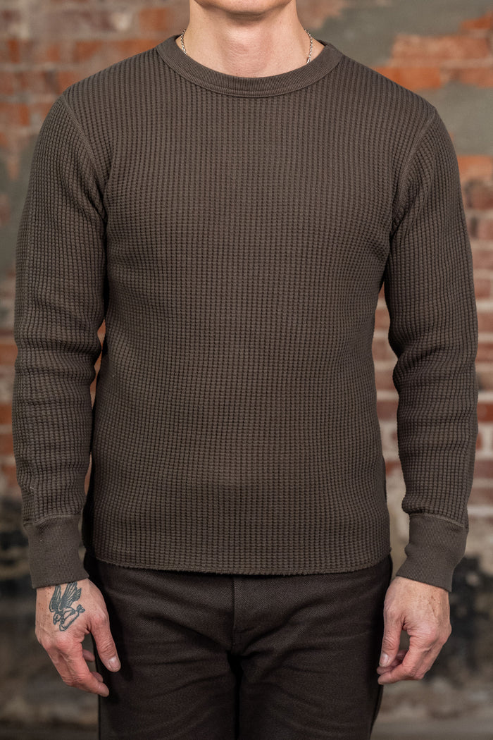 UES Big Waffle T-Shirt - Brown