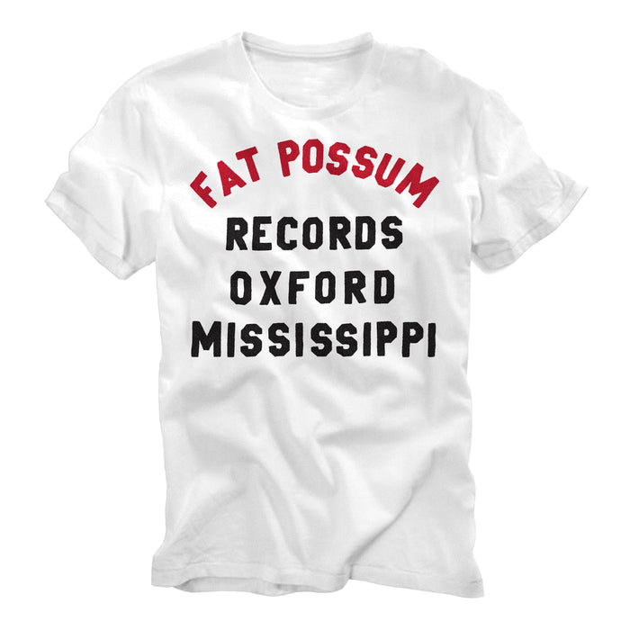 Fat Possum - White Fat Possum Shirt (100% Cotton) Vinyl & Merch | Fat Possum Records