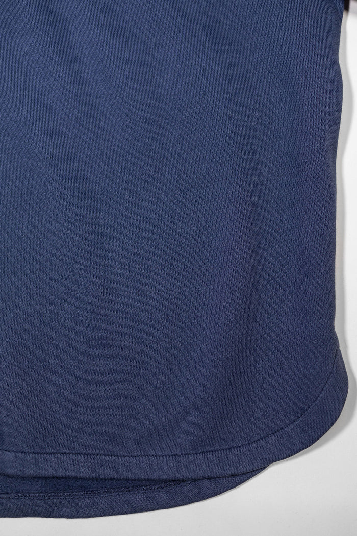 Wythe Navy Quarterzip - Detail Shot of Hem