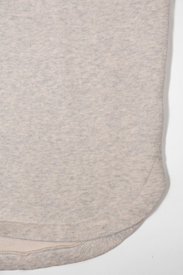 Wythe Grey Quarterzip - Detail Shot of Hem
